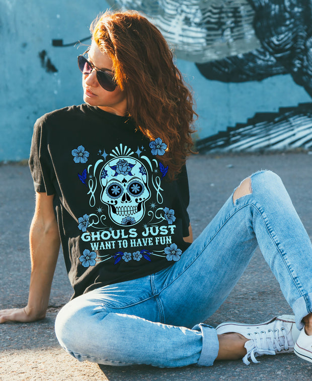 Buy Cute Skull Ladies T-Shirts | Gift Solutions