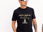 Meditation Skeleton Crewneck Unisex TShirt, Mindfulness T Shirt, Self-care meditation gift ,Gift for her, Funny Spiritual Meditation gift