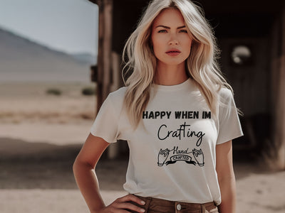 Hand Made Crafting T shirt Birthday Gift for Mum, Birthday Gift for Home Crafter, Sewing Craft Tshirt, Christmas Crafting gift,Wool Crafting