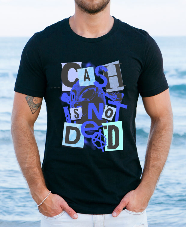 Retro Punk political cash slogan shirt ,Keep Cash Alive T Shirt, Pay by Cash t, Generation X gift, Cash is not Dead unisex Crewneck T Shirt
