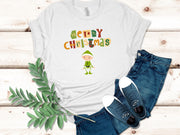 Merry Christmas Elf Funny Christmas Unisex tshirt-Xmas Festive Little Elf t shirt-Cute Women's Christmas Elf Hat tshirt S M L XL 2XL 3XL 4XL