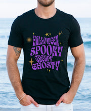 Spooky Creapy Ghostly unisex Crew tshirt, Halloween creepy Party T Shirt,