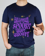 Spooky Creapy Ghostly unisex Crew tshirt, Halloween creepy Party T Shirt,