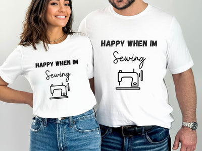 Sewing machine Crewneck t shirt