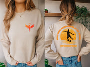 Ladies Football Sweatshirt funny Witch gift for her, Great Great Granddaughter of the Witch you Could Burn motivational design. Halloween.