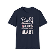 Buy Baking Heart Unisex Crewneck T-Shirt | Perfect Christmas Gift