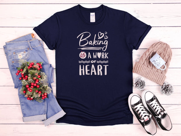 Buy Baking Heart Unisex Crewneck T-Shirt | Perfect Christmas Gift