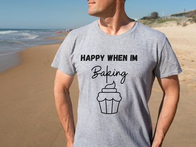 Buy Cup Cake Baking Unisex Crewneck Tshirt | Perfect Gift for Bakers