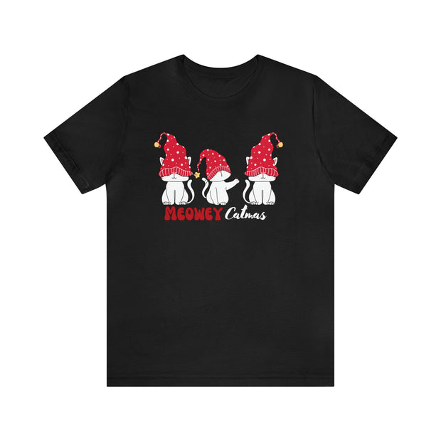 Christmas cute cats t shirt ,Meowey Catmas Christmas t-shirt, Woman's Christmas cat tshirt