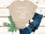 Buy Christmas Wrapping Queen T-Shirt - Cute Holiday Crewneck