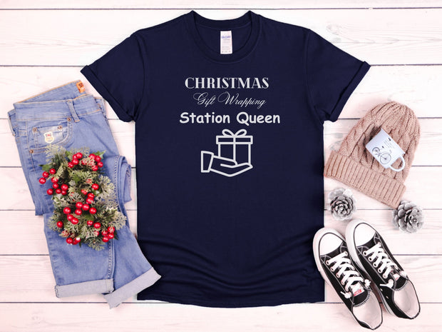 Buy Christmas Wrapping Queen T-Shirt - Cute Xmas Saying Tee