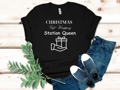 Buy Christmas Wrapping Queen T-Shirt - Cute Xmas Saying Tee