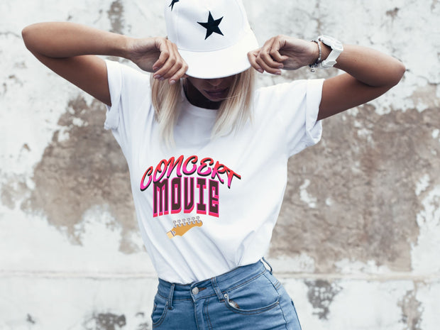 Music Movie Concert t shirt, Country Pop Singer Concert tshirt,  Trendy Pop Concert Movie tshirt, women's  country guitar concert t shirt