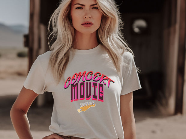 Music Movie Concert t shirt, Country Pop Singer Concert tshirt,Trendy Pop Concert Movie tshirt, women's  country guitar concert t shirt