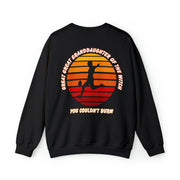 Rugby Halloween Meme Sweatshirt, Great Great Granddaughter of the Witch you Could Burn, Womens Rugby Motivational sweatshirt gift for Sister