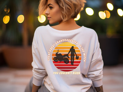 Buy Biker Girl Halloween Sweatshirt | Gift Solutions