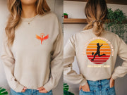 Rugby Halloween Meme Sweatshirt, Great Great Granddaughter of the Witch you Could Burn, Womens Rugby Motivational sweatshirt gift for Sister
