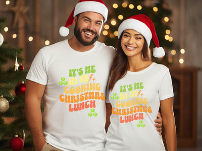 Its Me Hi I'm Cooking Christmas Lunch unisex  tshirt gift for Christmas Host,Funny Cooking Christmas Meme,First time Cooking Christmas Lunch