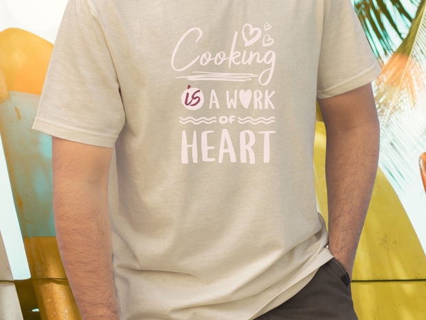 Buy Cooking is a Work of Art T-Shirt | Gift Solutions