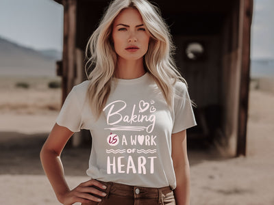 Buy Baking Heart Unisex Crewneck T-Shirt | Perfect Christmas Gift