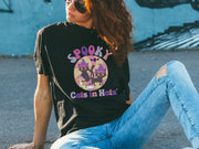 Cute Halloween t shirt, cute cat shirt, spooky cat shirt, Cat mum gift, spooky cat t shirt, Cats in Hats tee