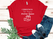 Buy Christmas Wrapping Queen T-Shirt - Cute Holiday Crewneck