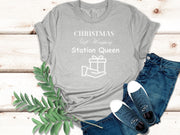 Buy Christmas Wrapping Queen T-Shirt - Cute Holiday Crewneck